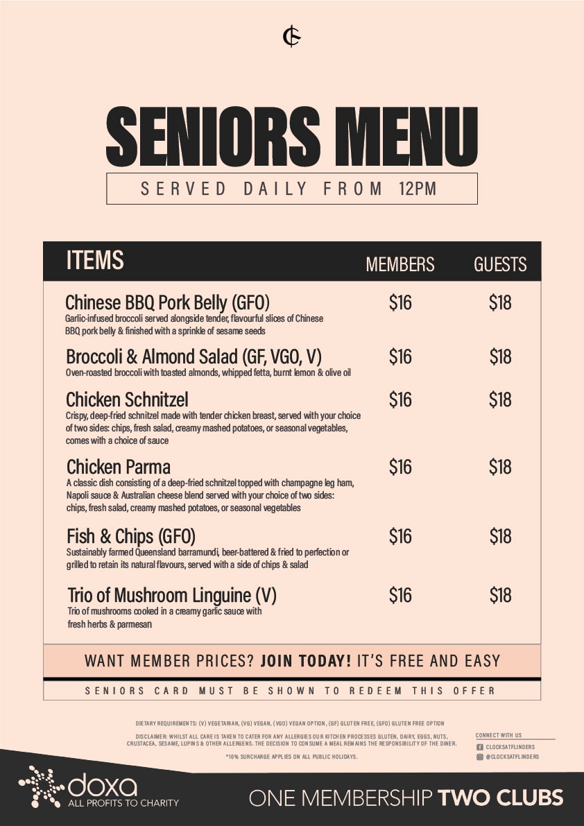 Round The Clock Menu.pdf Round The Clock Senior Menu – Menu for Around the Clock Restaurant in ...